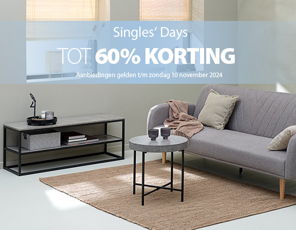 Singles' Day | Korting tot 60%